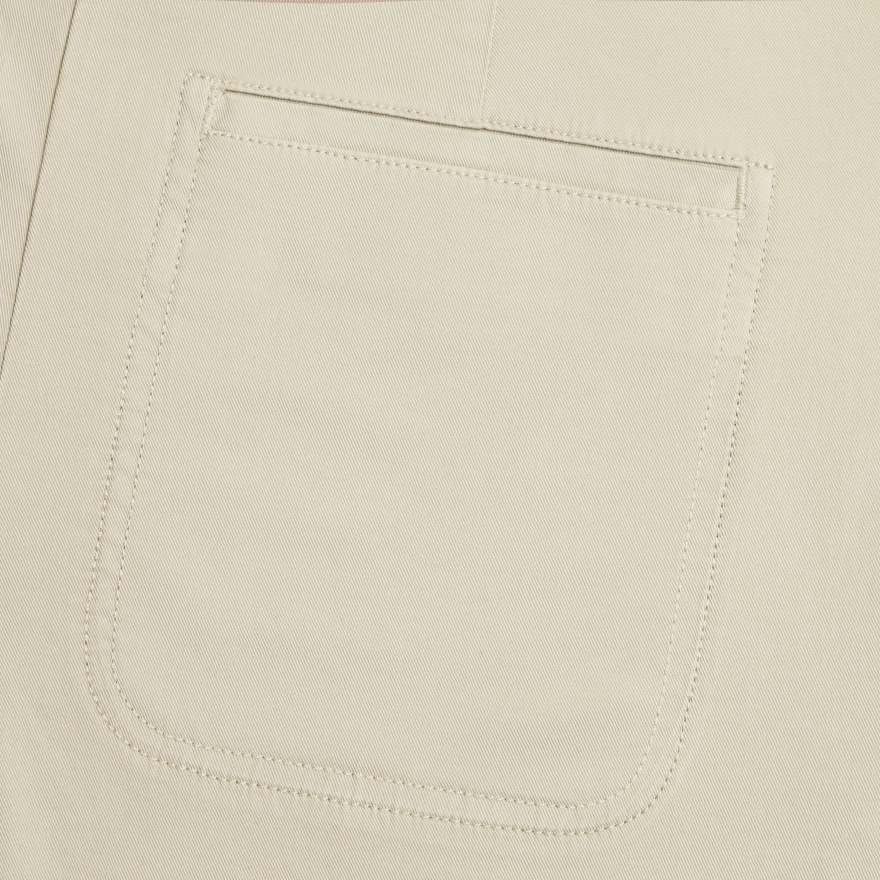 LTD RELEASE STRETCH COTTON GABARDINE BARREL LEG TROUSER in PUMICE image number 5