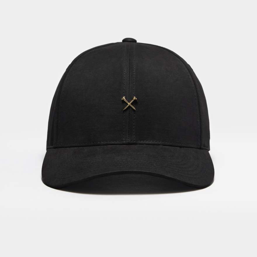 METAL TEES WAXED COTTON LOW PROFILE HAT in Onyx image number 2