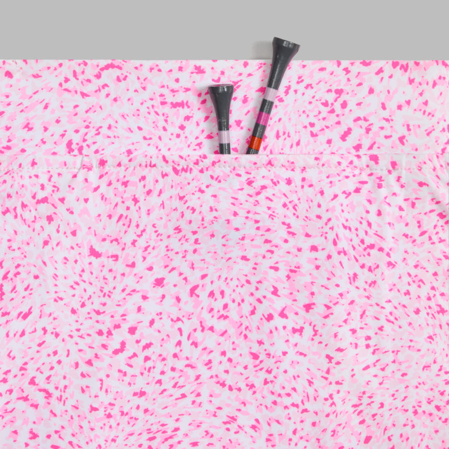 FIREWORKS SILKY TECH NYLON SKORT in Blush image number 6