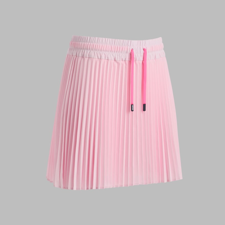 MICRO-PLEAT OPS HIGH WAISTED SKORT in Blush image number 1