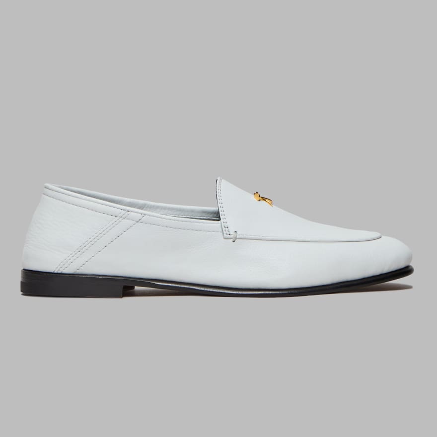 WOMEN'S METAL TEES LEATHER FLEX LOAFER in Snow image number 3
