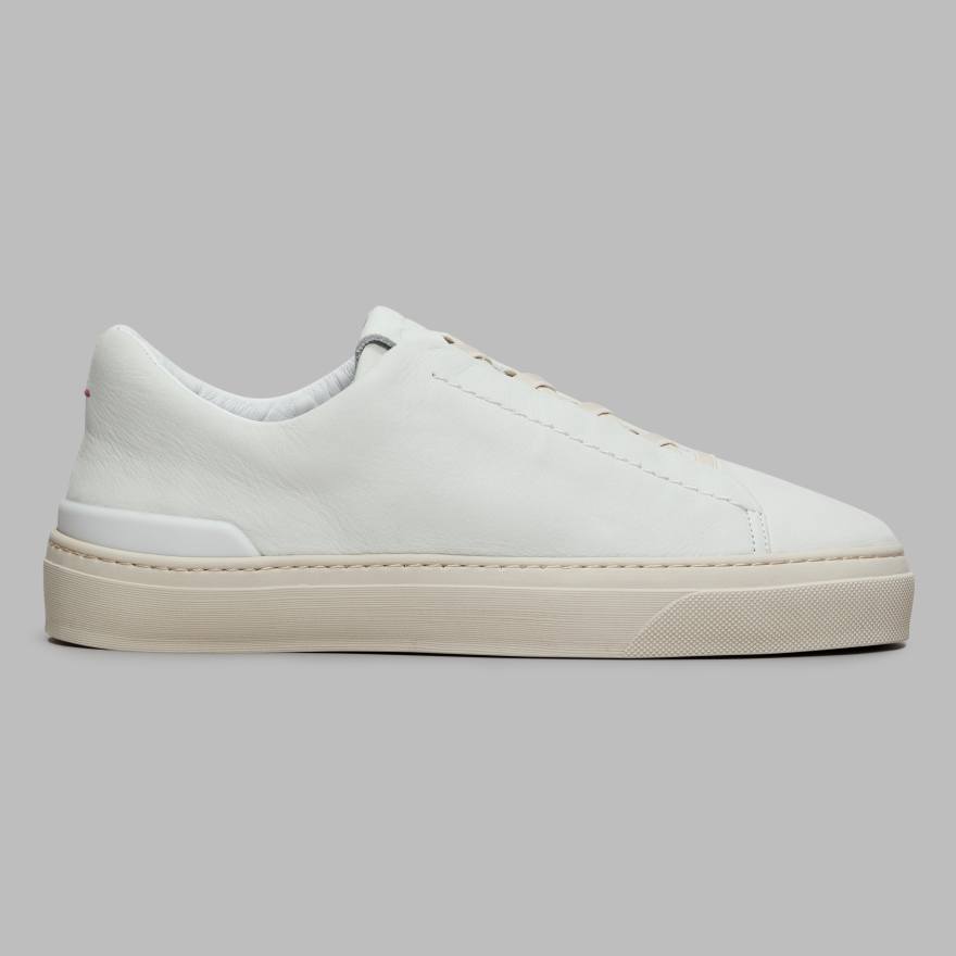 WOMEN'S ENDEAVOUR SLIP ON LEATHER SNEAKER in Snow image number 3