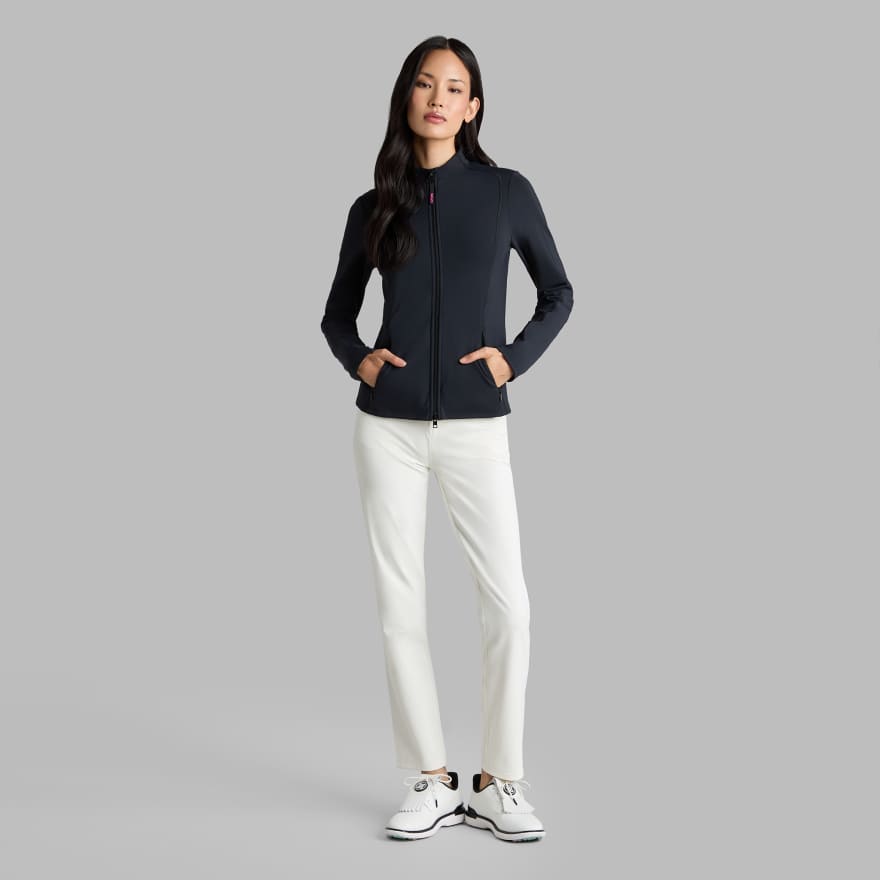 BRUSHED BACK STRETCH FITTED LAYER | WOMEN'S PULLOVERS & QUARTER