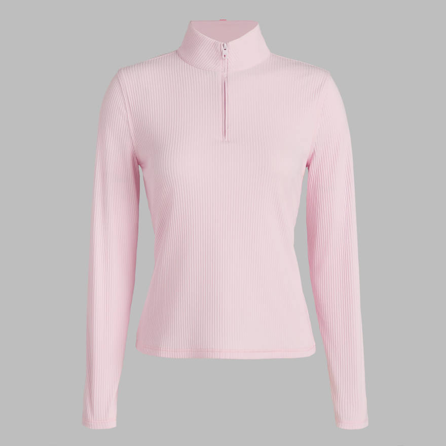 FITTED RIB 1/4 ZIP PULLOVER | WOMEN'S PULLOVERS & QUARTER-ZIPS | G