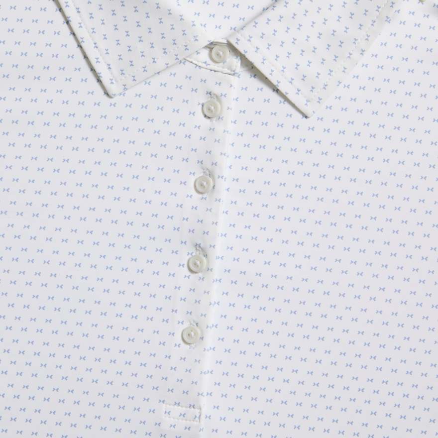 GEO SILKY TECH NYLON POLO in Snow image number 5