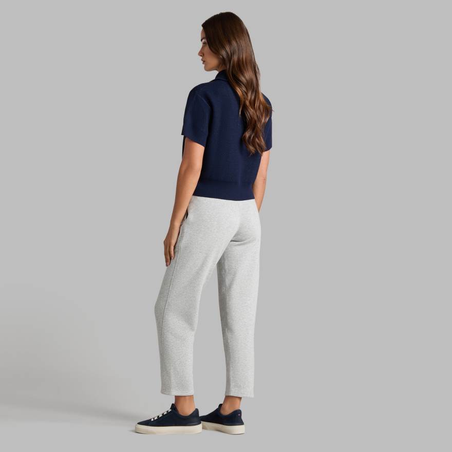 1/4 ZIP SHORT SLEEVE JUMPER POLO in Twilight image number 4