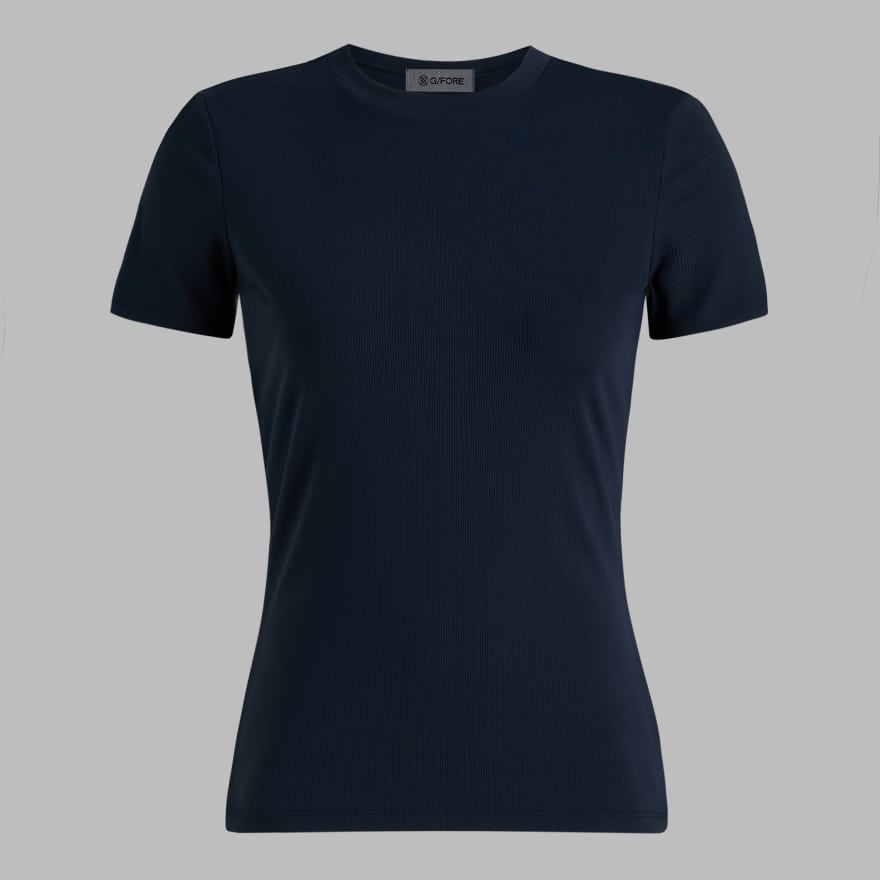 TECH NYLON RIB FITTED TEE in Twilight image number 1