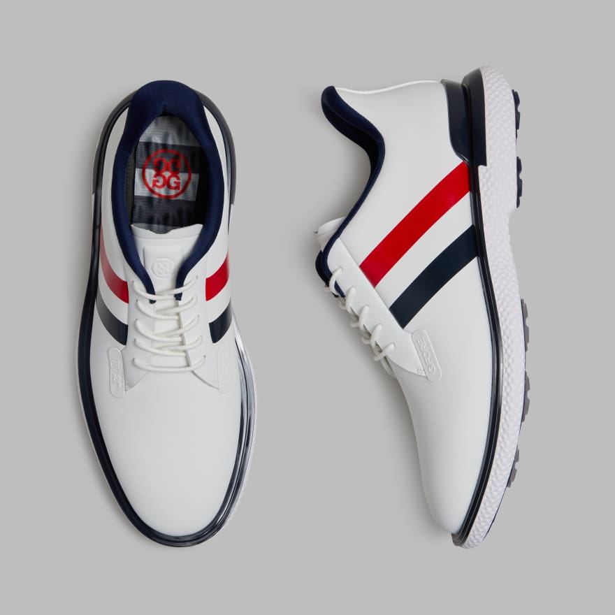 MEN'S GALLIVAN2R STRIPE GOLF SHOE in Snow / Twilight image number 1