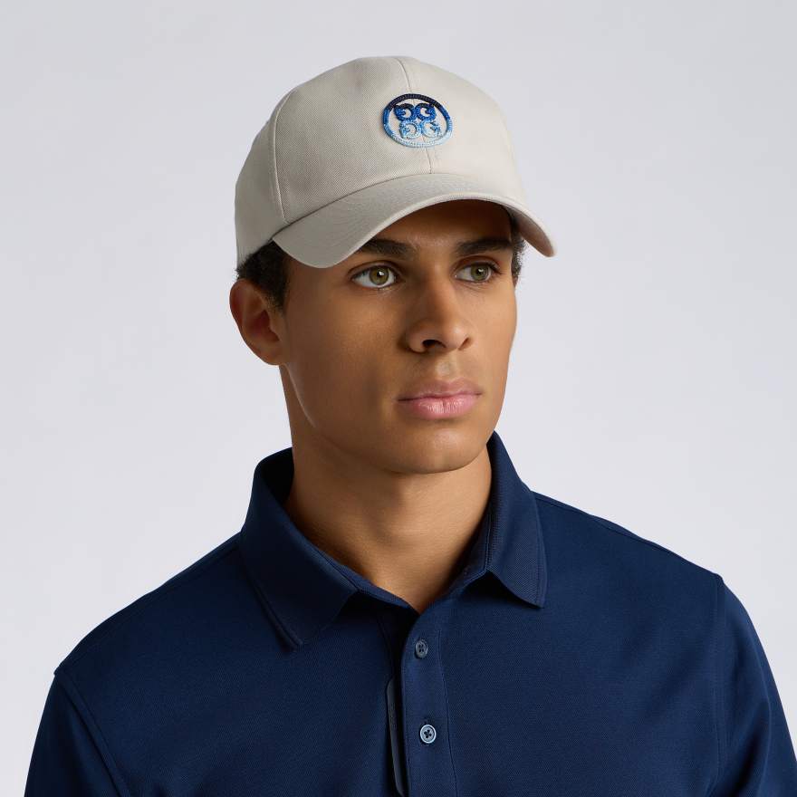 MINI CIRCLE G RELAXED FIT HAT in PUMICE image number 4