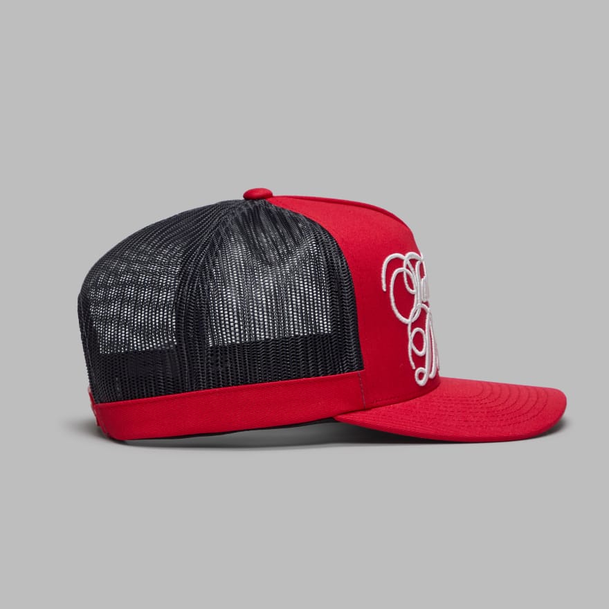 TAKE IT UP WITH MY DRIVER TRUCKER HAT in Lava image number 5