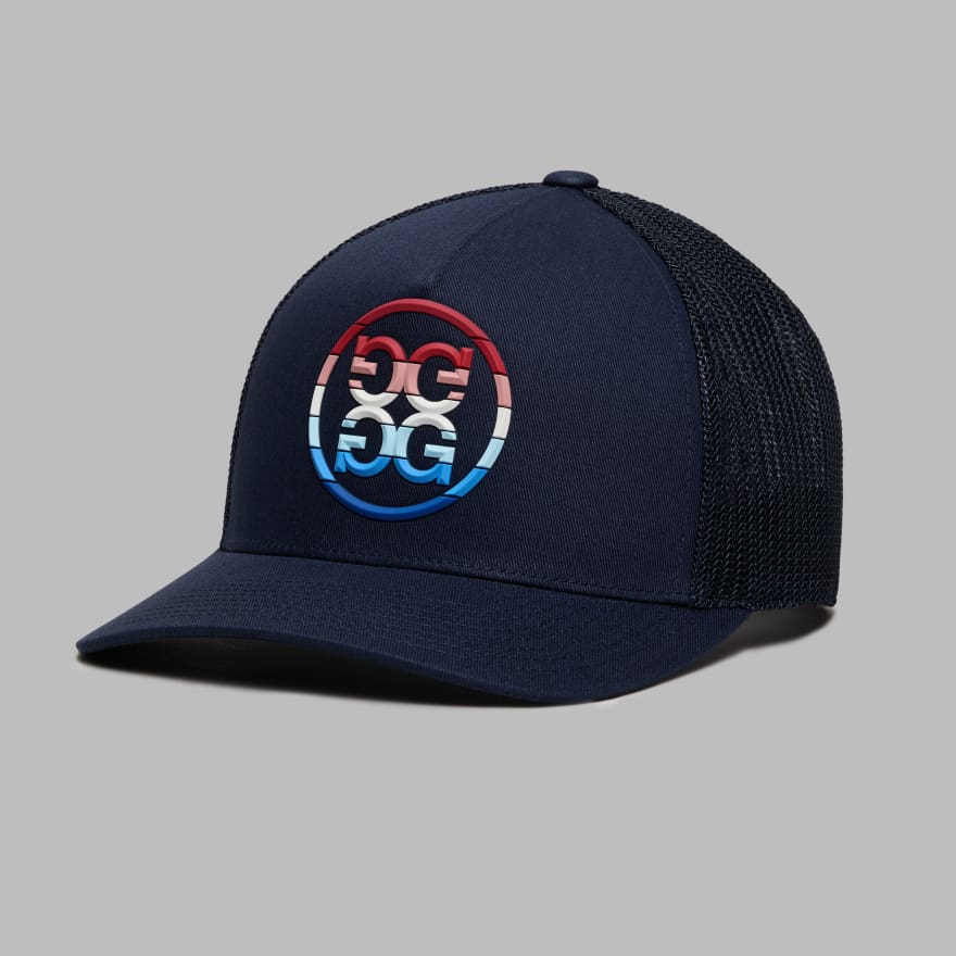 GRADIENT CIRCLE G'S MID TRUCKER HAT in Twilight image number 1