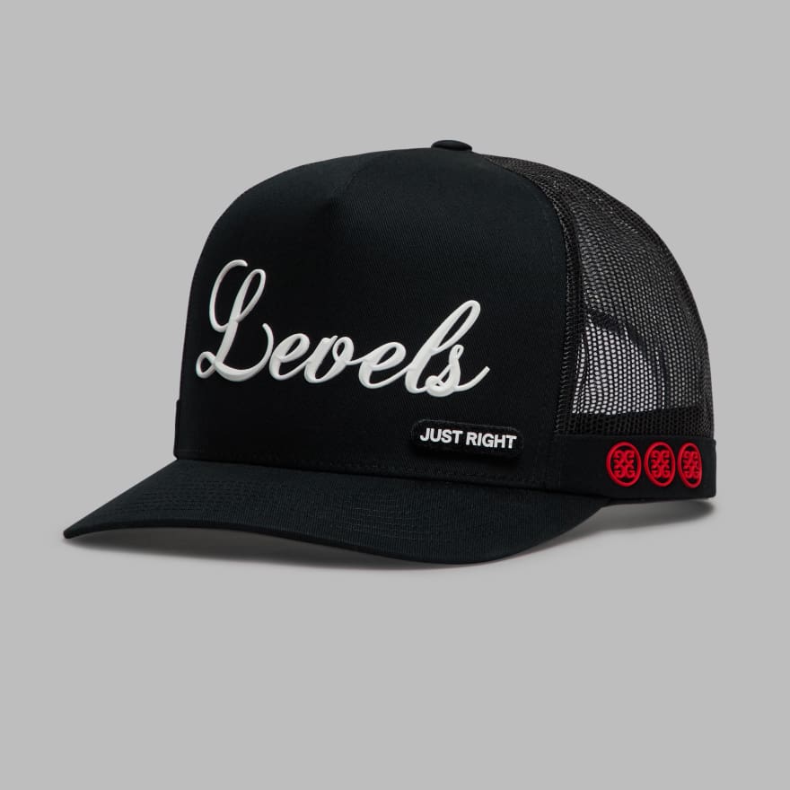 DAILY LEVELS TALL TRUCKER HAT in Onyx image number 1