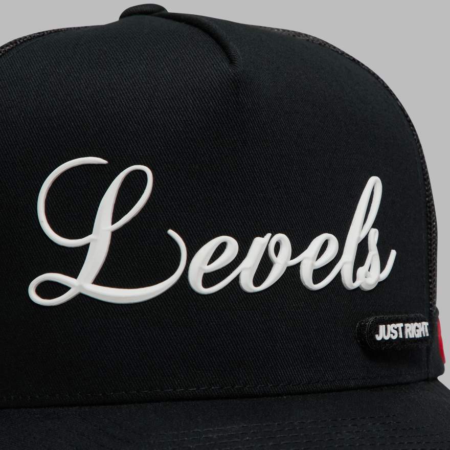 DAILY LEVELS TALL TRUCKER HAT in Onyx image number 2