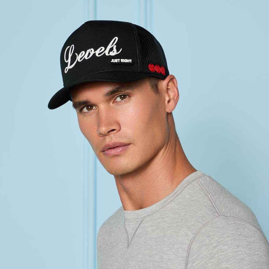 DAILY LEVELS TALL TRUCKER HAT in Onyx image number 3