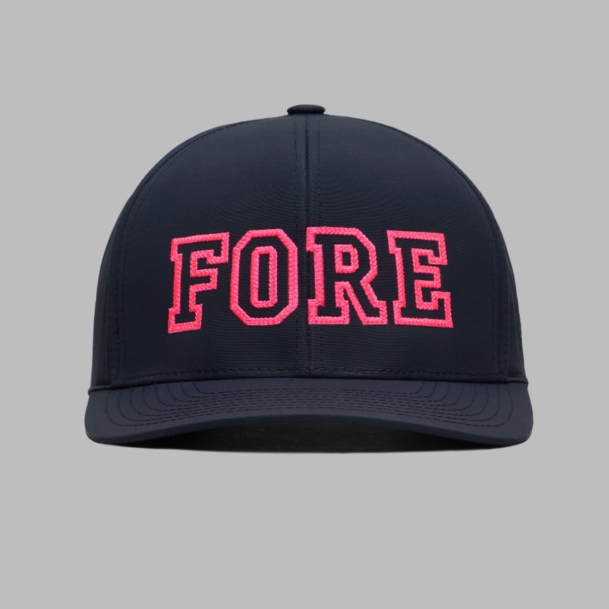 MEN'S LTD RELEASE FORE LOW PROFILE HAT in TWILIGHT / KNOCKOUT PINK image number 3