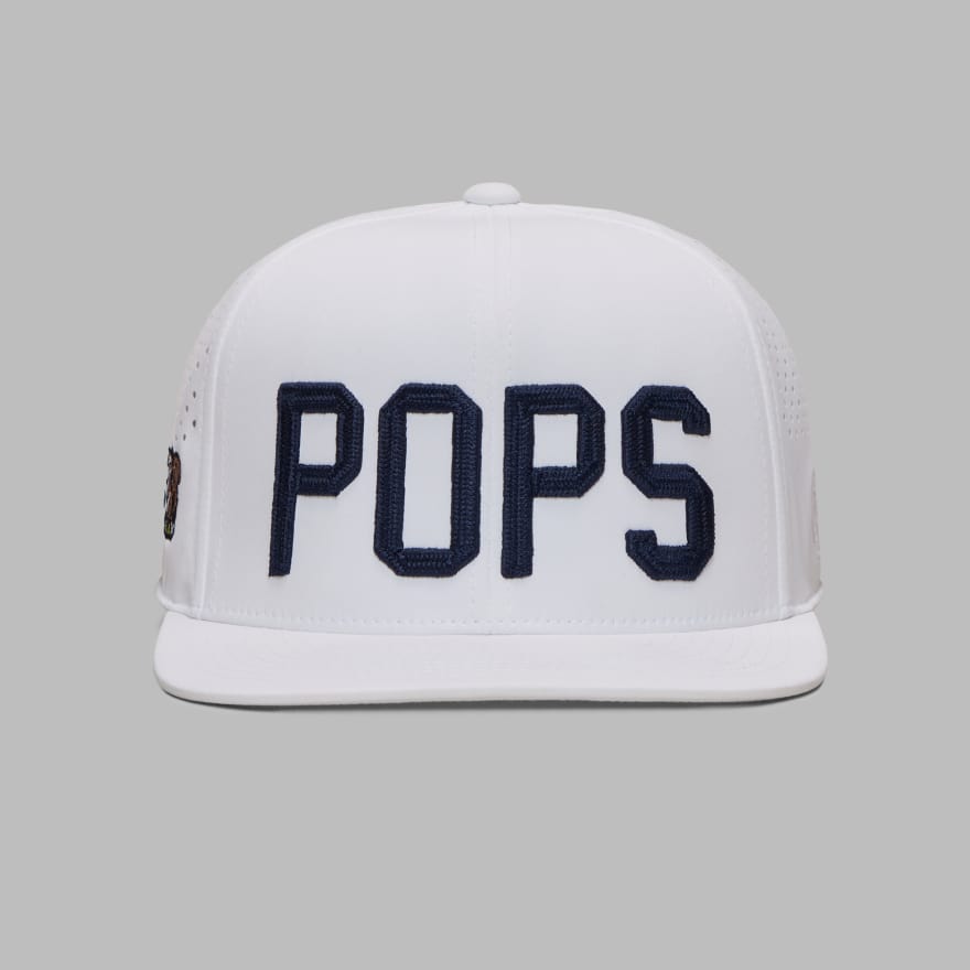 2025 U.S. OPEN XL POPS PERFORATED HAT in Snow image number 4