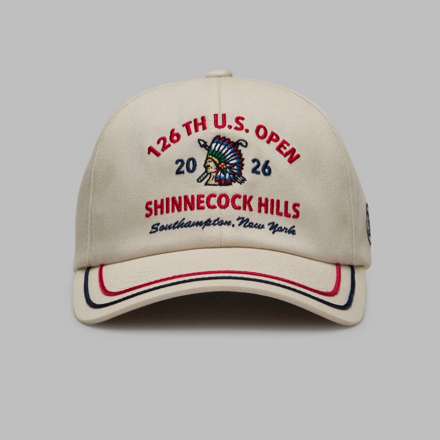 2026 U.S. OPEN SHINNECOCK HILLS SOUTACHE RELAXED FIT HAT in STONE image number 5
