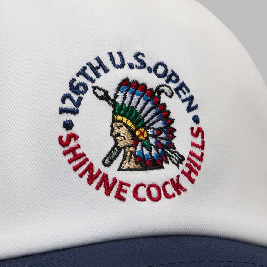 2026 U.S. OPEN OFFICIAL LOGO RELAXED FIT HAT in Snow / Twilight image number 2