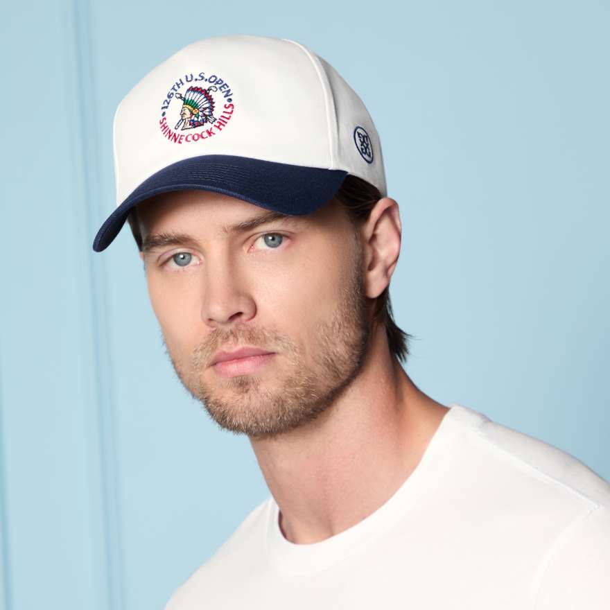 2026 U.S. OPEN OFFICIAL LOGO RELAXED FIT HAT in Snow / Twilight image number 3