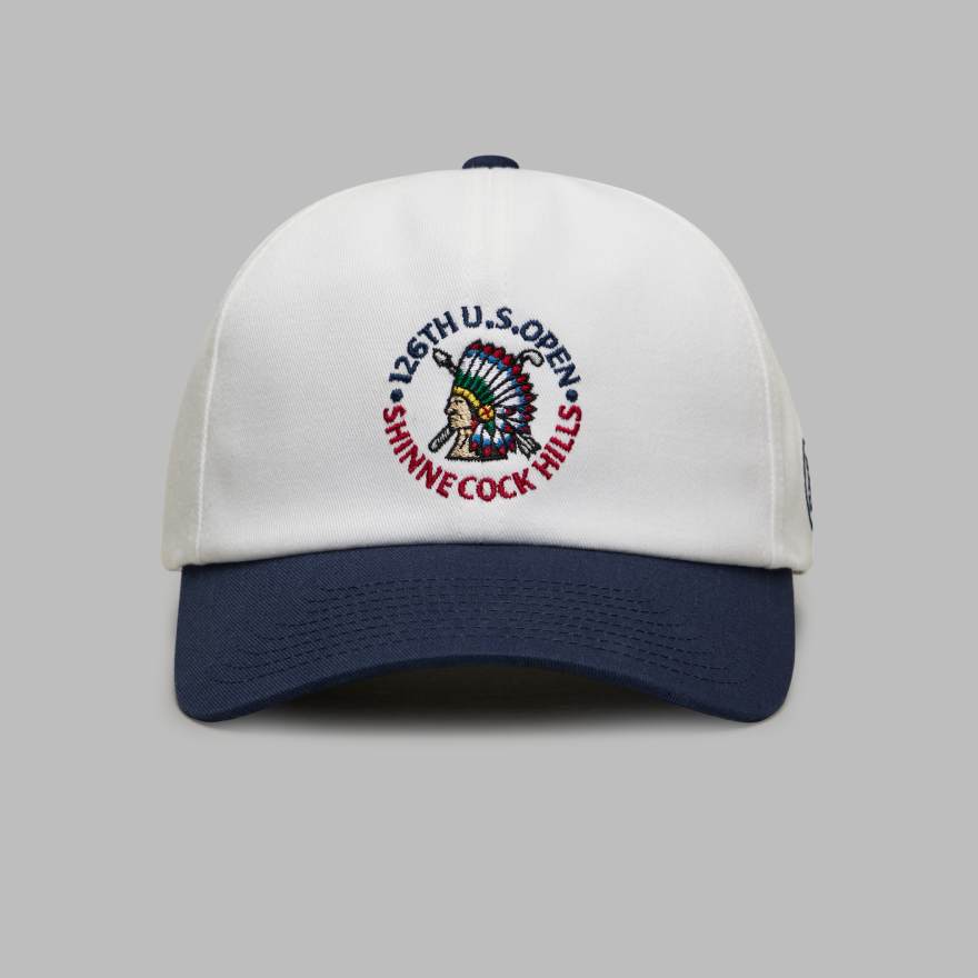 2026 U.S. OPEN OFFICIAL LOGO RELAXED FIT HAT in Snow / Twilight image number 5