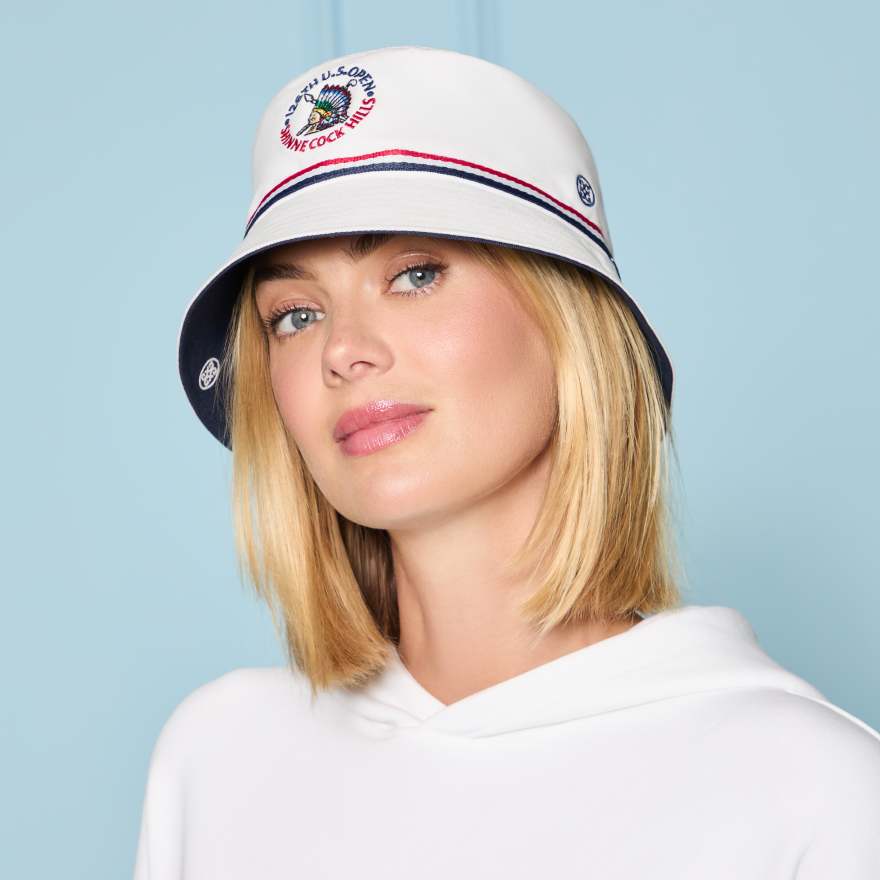 2026 U.S. OPEN REVERSIBLE BUCKET HAT in Snow / Twilight image number 8