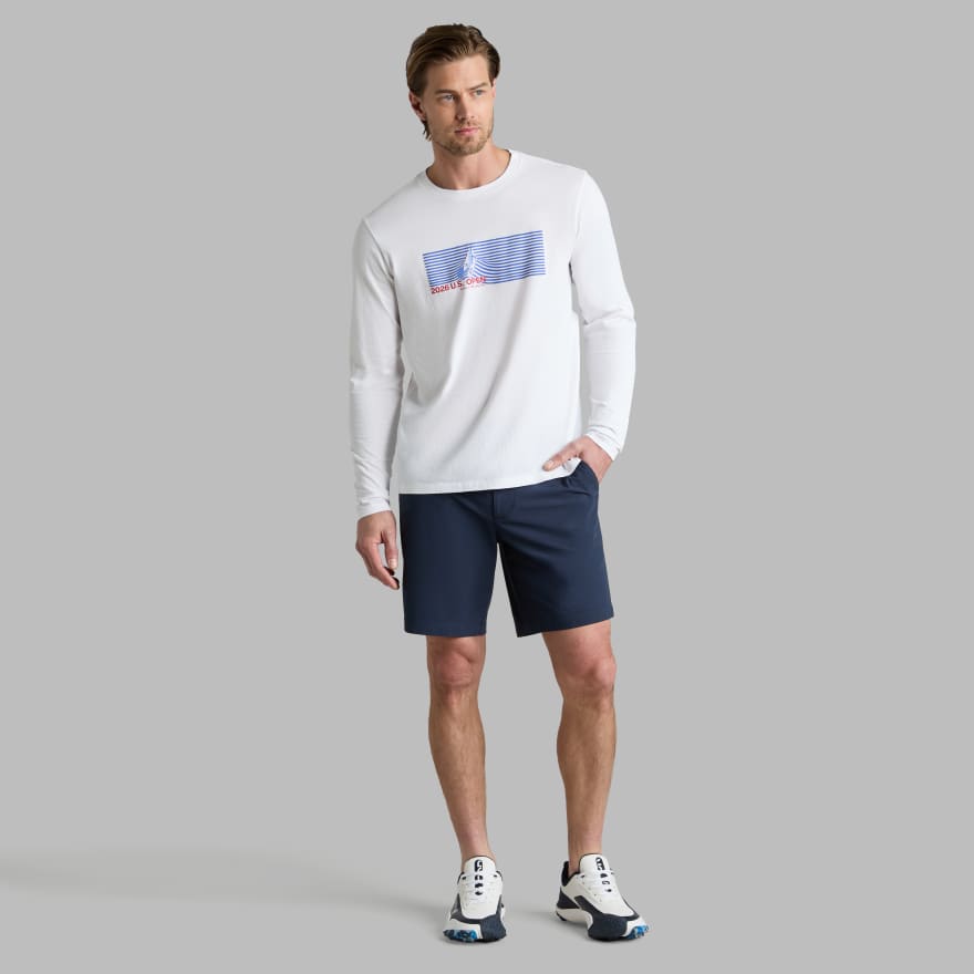 2026 U.S. OPEN SAIL BOAT LONG SLEEVE TEE in Snow image number 3