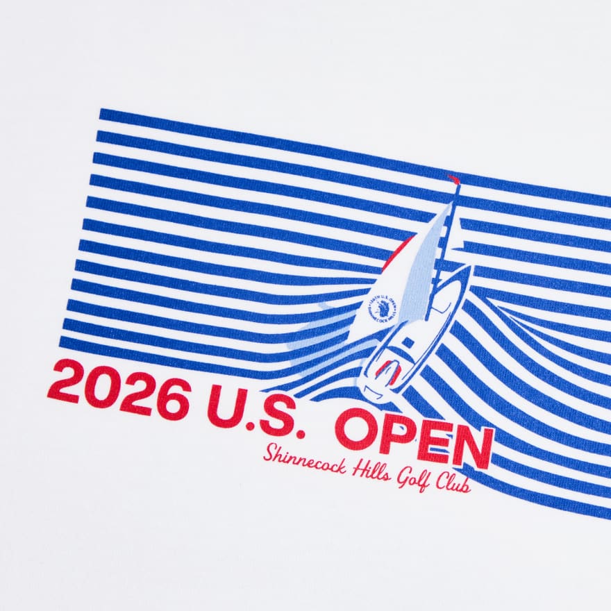 2026 U.S. OPEN SAIL BOAT LONG SLEEVE TEE in Snow image number 6