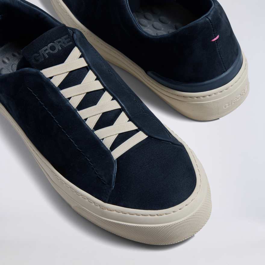 MEN'S ENDEAVOUR SLIP ON LEATHER SNEAKER in Twilight image number 7