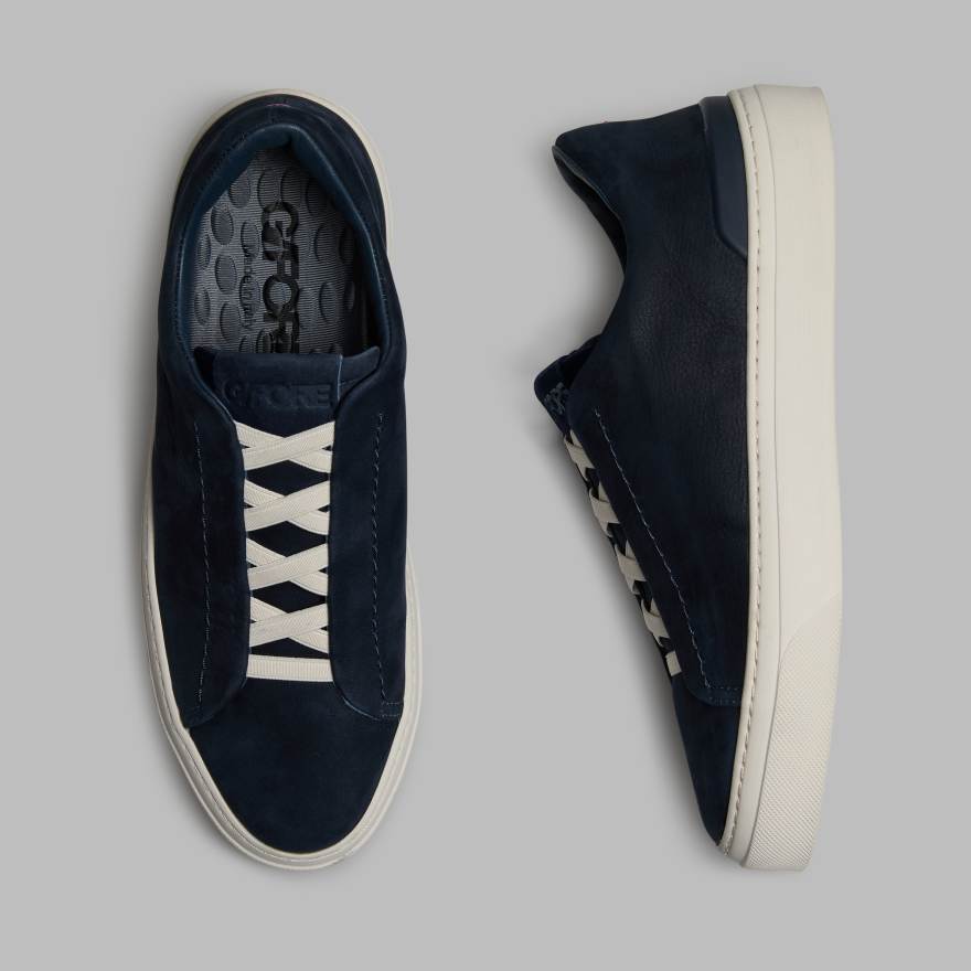 MEN'S ENDEAVOUR SLIP ON LEATHER SNEAKER in Twilight image number 1