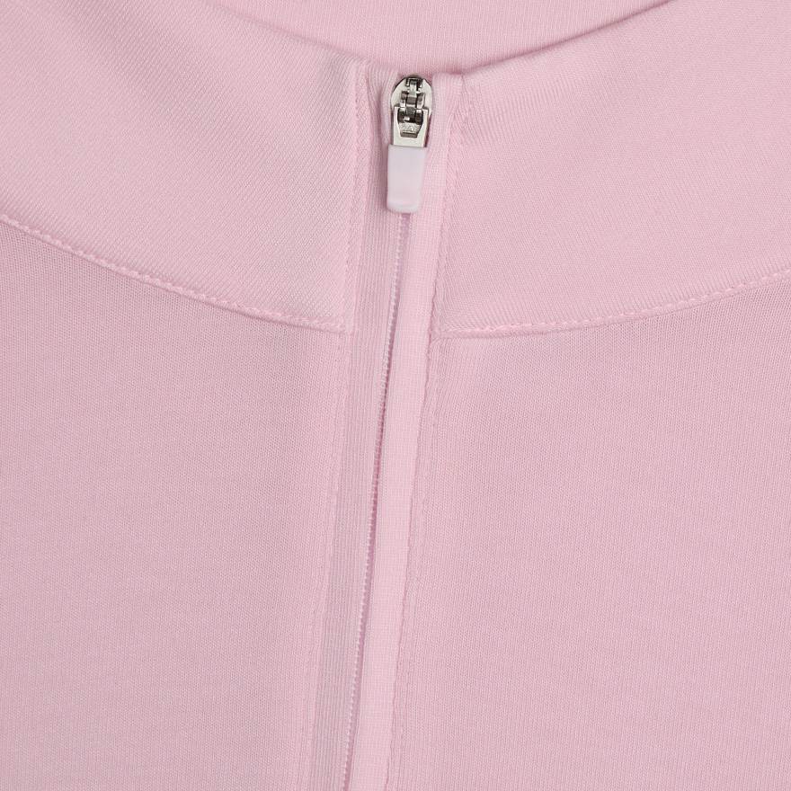 SOFT TOUCH JERSEY 1/4 ZIP in Blush image number 5