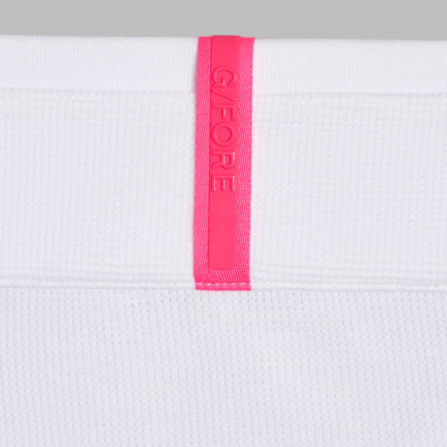 WAFFLE KNIT QUARTER ZIP in Snow image number 6