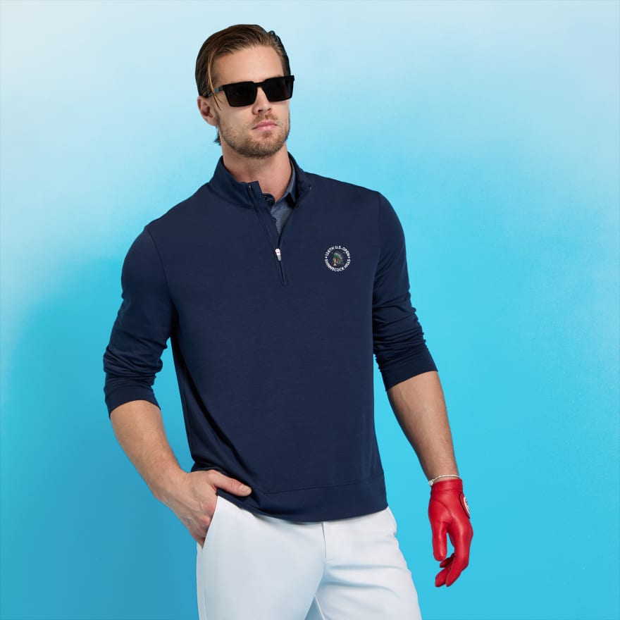 LTD RELEASE 2026 U.S. OPEN SOFT TOUCH JERSEY 1/4 ZIP in Twilight image number 2