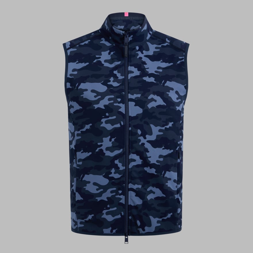 DOUBLE KNIT CAMO VEST in TWILIGHT CAMO image number 1