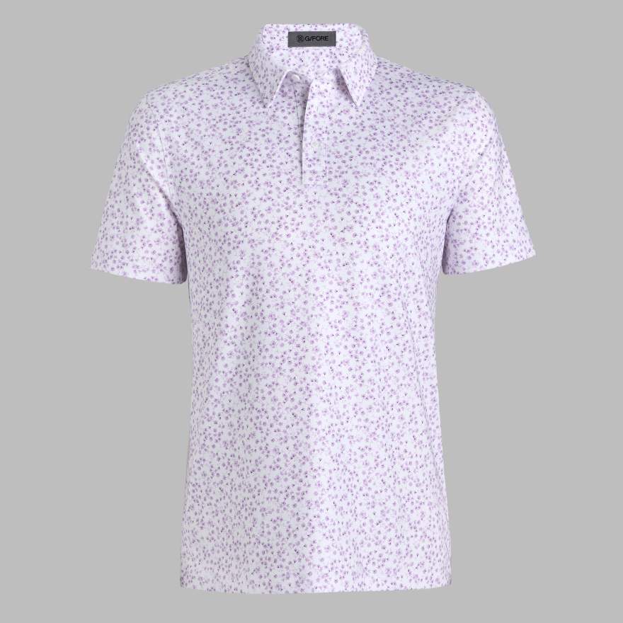 GARDEN TECH JERSEY POLO in IRIS image number 1