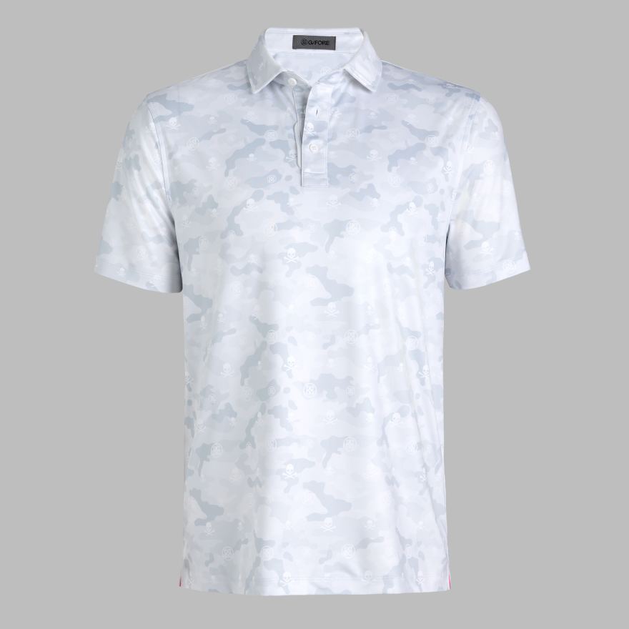 ICON CAMO TECH JERSEY POLO in Snow image number 1