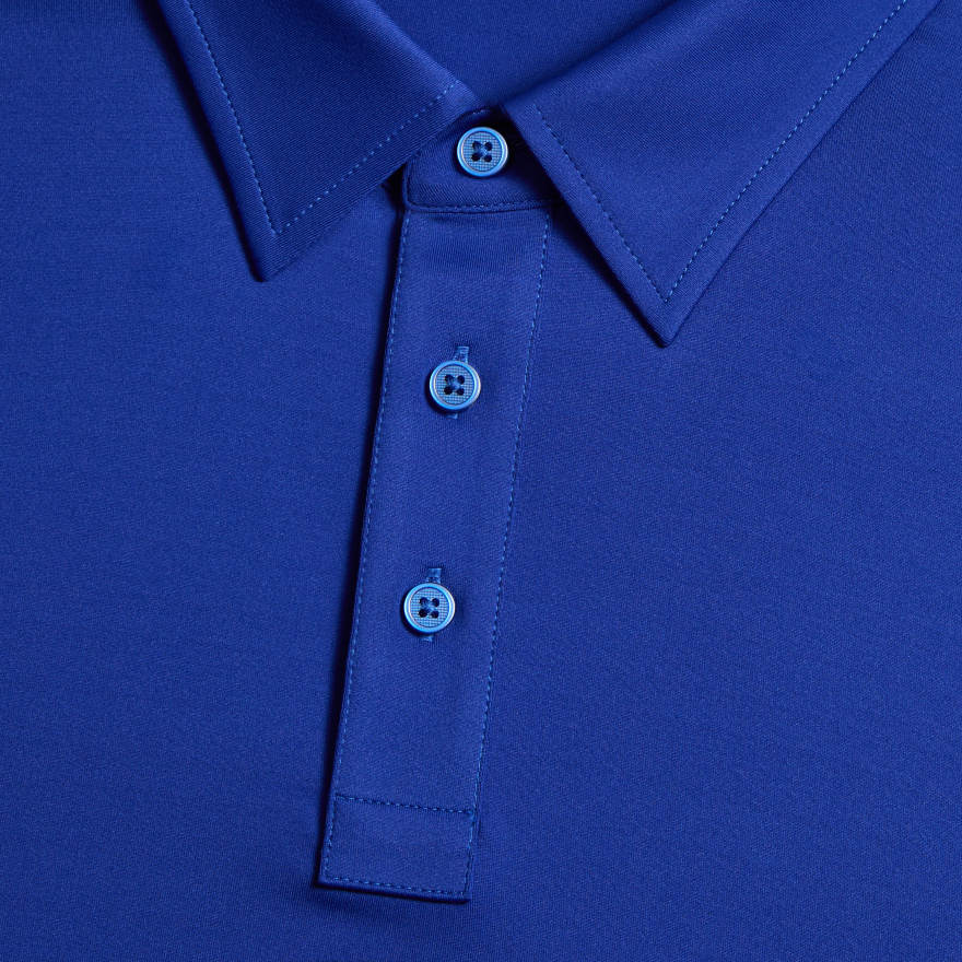 SOLID TECH JERSEY POLO in Cobalt image number 5