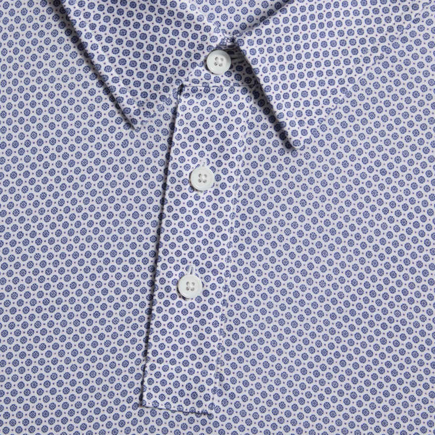 MOSAIC ALL PLAY STRETCH KNIT POLO in Blush image number 5