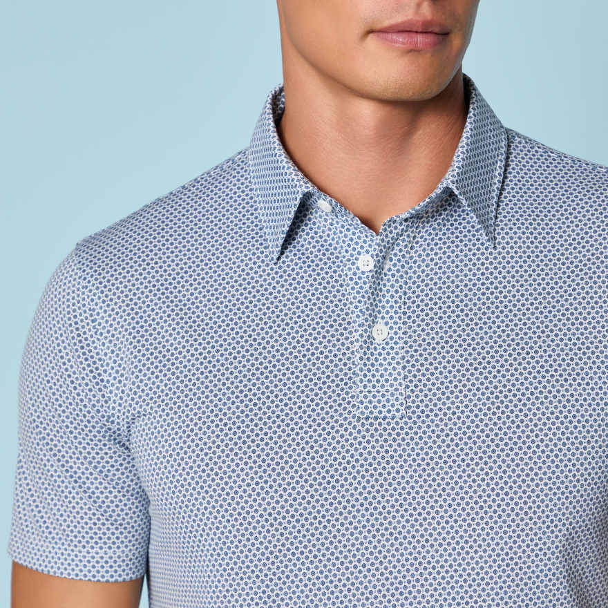 MOSAIC ALL PLAY STRETCH KNIT POLO in Twilight image number 5