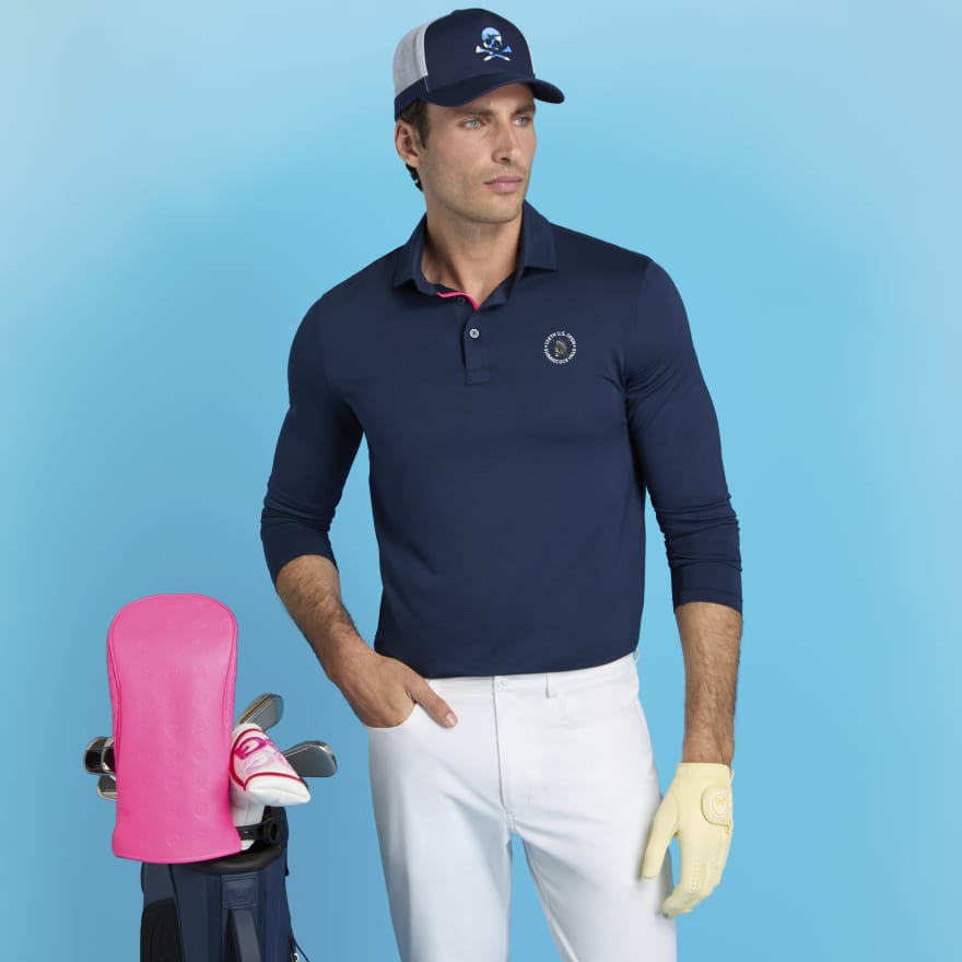 LTD RELEASE 2026 U.S. OPEN ALL PLAY LONG SLEEVE POLO in Twilight image number 2