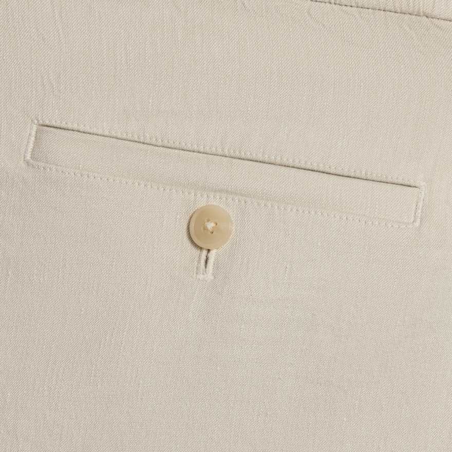 LTD RELEASE BEACHSIDE LINEN DRAWSTRING SHORT in STONE image number 5