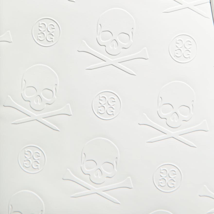 EMBOSSED SKULL & TEES DAYTONA CARRY GOLF BAG in Snow image number 9