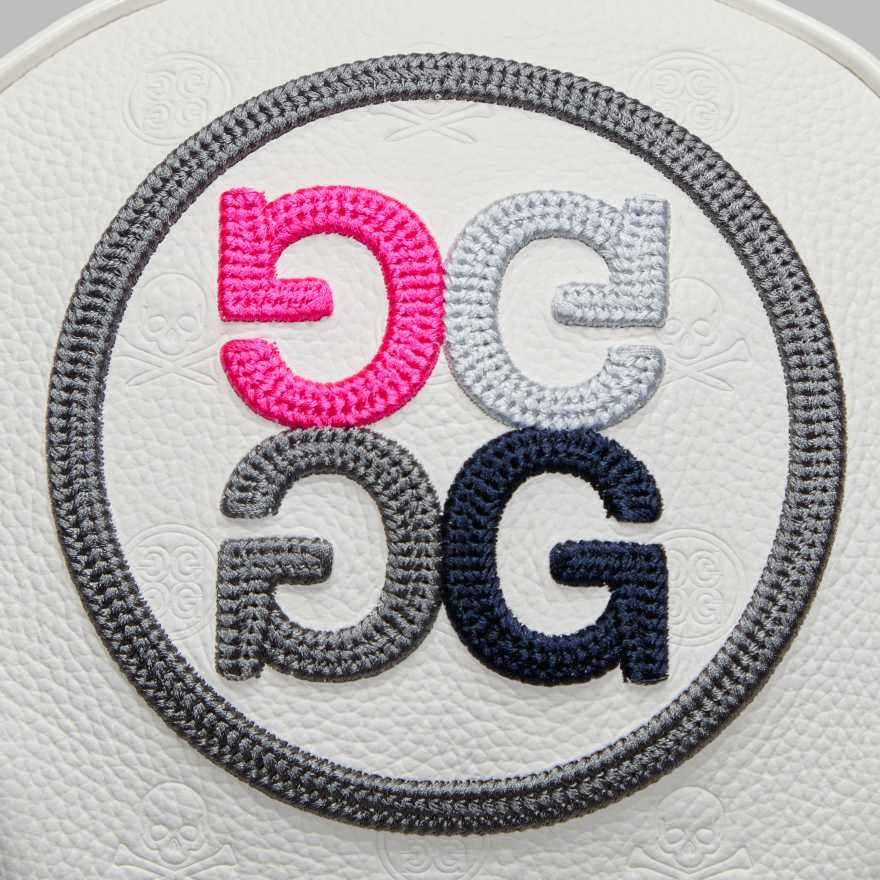 EMBOSSED SKULL & TEES DRIVER HEADCOVER in Snow image number 3