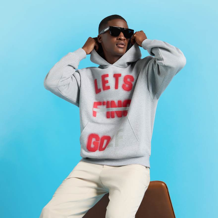 LFG HOODIE in MELANGE GREY image number 7