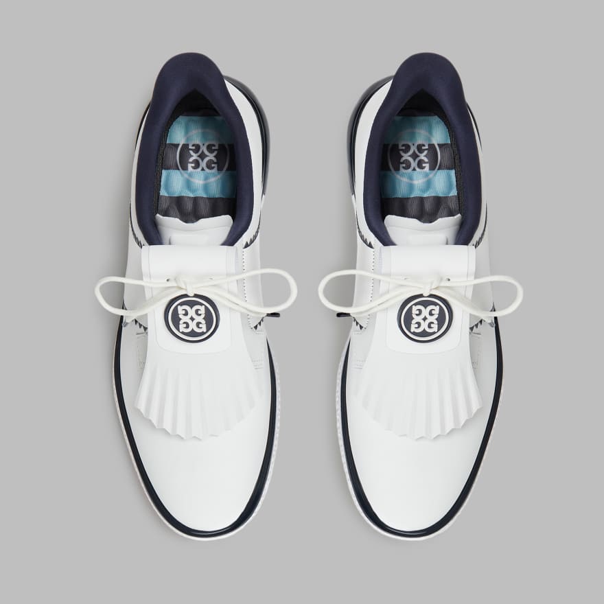 WOMEN'S GALLIVAN2R SIDE STRIPE KILTIE GOLF SHOE in Snow / Twilight image number 3