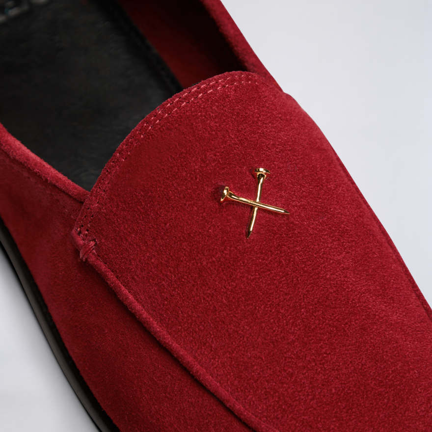 WOMEN'S METAL TEES SUEDE FLEX LOAFER in Lava image number 3