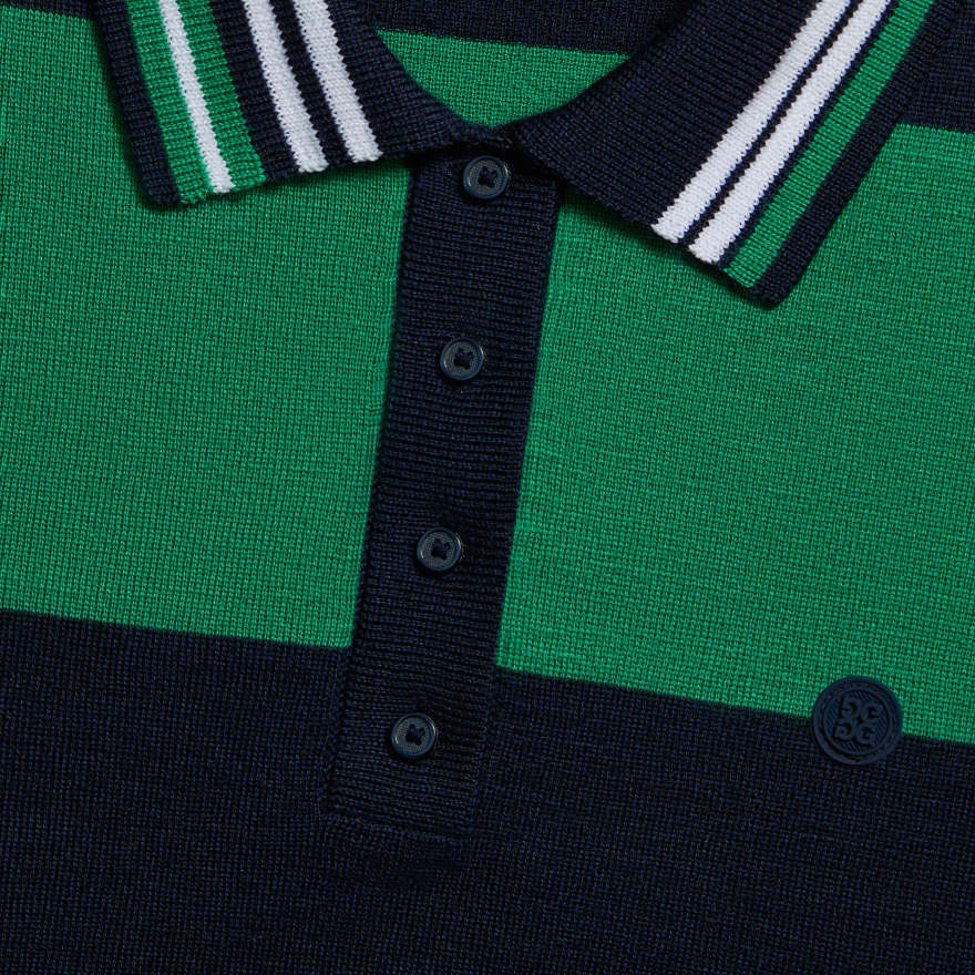 RUGBY MERINO WOOL SWEATER POLO in TWILIGHT / DARK CLOVER image number 5