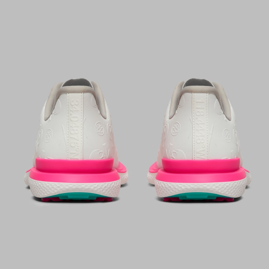 MEN'S GALLIVAN2R EMBOSSED SKULL & TEES GOLF SHOE in SNOW / KNOCKOUT PINK image number 5
