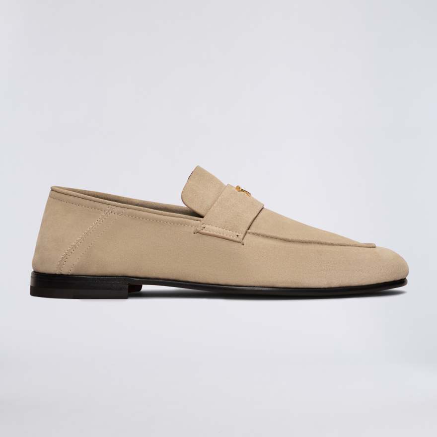 MEN'S METAL TEES SUEDE FLEX LOAFER in PUMICE image number 1