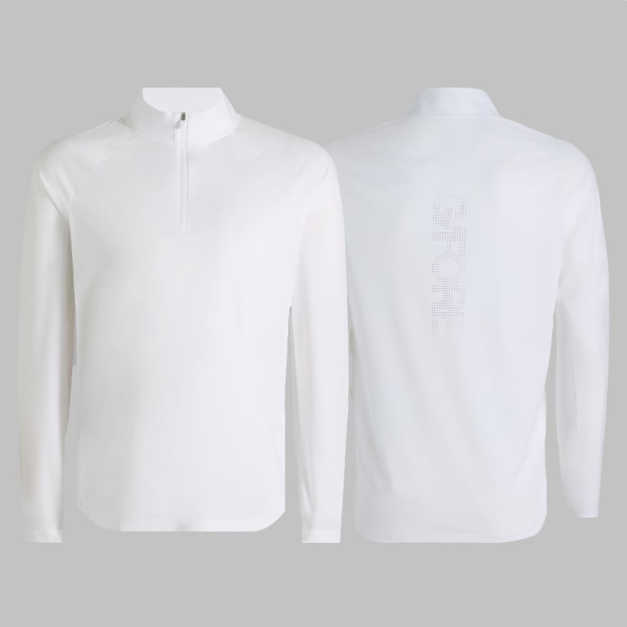 G/FORE ブラックジャケット XXLサイズ TECH MÉLANGE RAGLAN QUARTER ZIP PULLOVER | MEN'S PULLOVERS