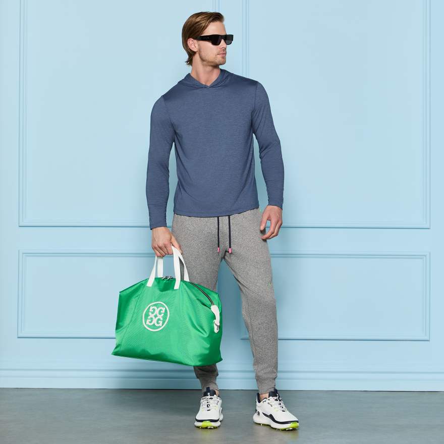 MÉLANGE ICE NYLON HOODIE |MEN'S PULLOVERS & QUARTER-ZIPS |G/FORE